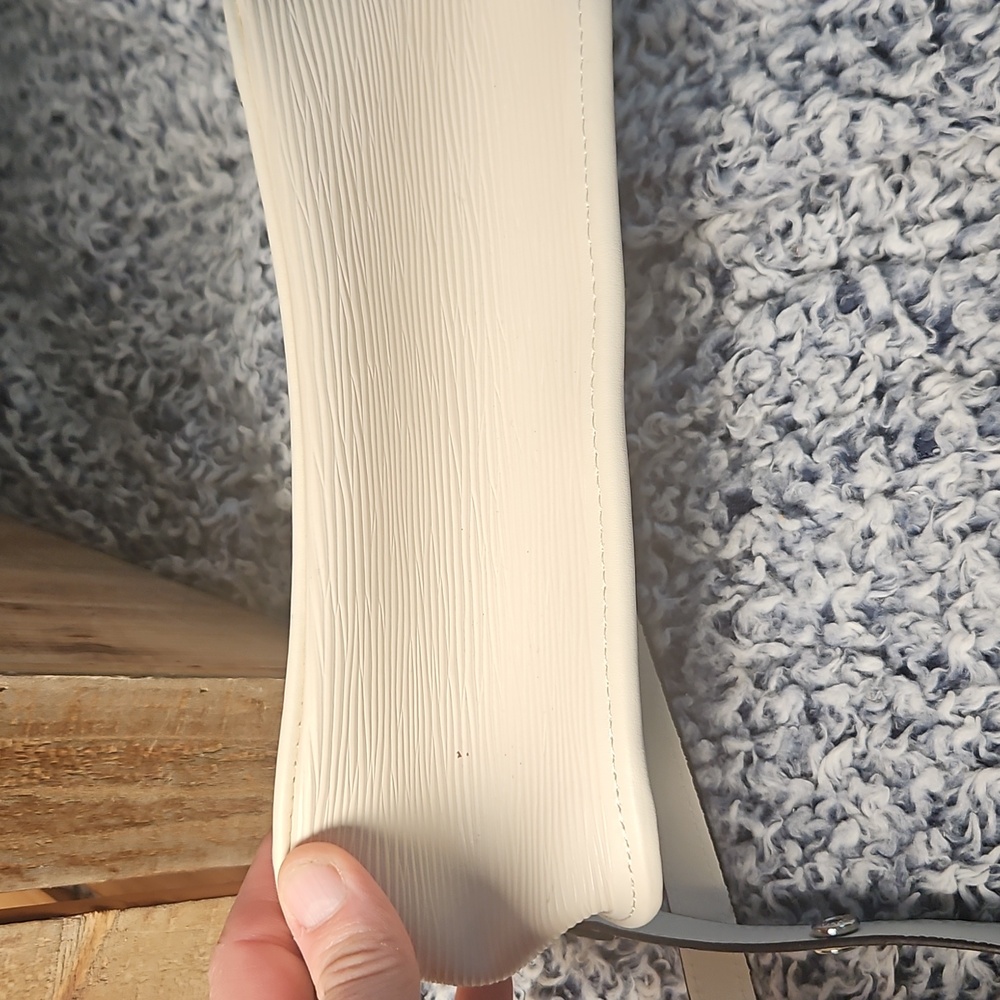 Cream Art Deco Designer Buci Crossbody Bag, B15278 LV - Picture 15 of 16